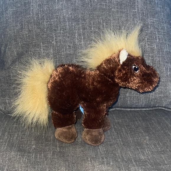 WEBKINZ Ganz HORSE Retired HM103 hang & but Tag No Code plush stuffed animal - Picture 5 of 16